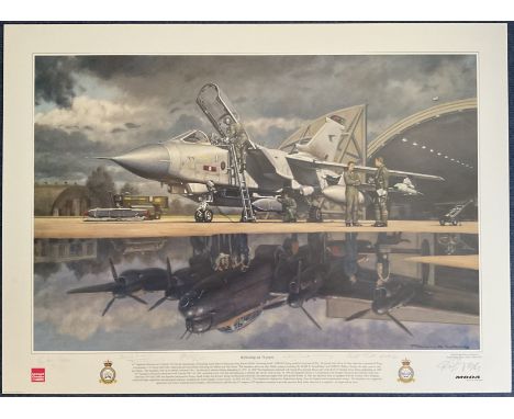 6 Signed Ronald Wong Colour Print Titled Reflecting on 70 Years. 370/617. Signed in pencil by The Artist, Paddy Teakle, Wally