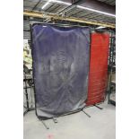 Lot of 2 welding curtains