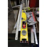 Calipers, squares & levels