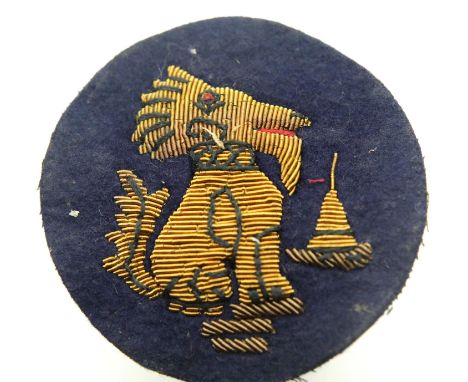 British WWII type Chindit cloth shoulder patch. P&amp;P Group 1 (£14+VAT for the first lot and £1+VAT for subsequent lots) 