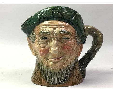 ROYAL DOULTON MUSICAL CHARACTER MUG, ALONG WITH OTHER CERAMICS  including Royal Worcester and Spodemug 16cm high