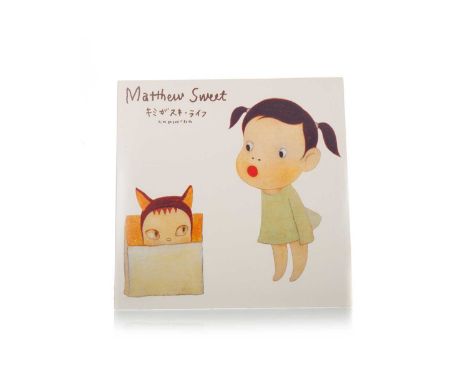 *YOSHITOMO NARA (JAPANESE, B. 1959) X MATTHEW SWEET (AMERICAN, B. 1964), KIMI GA SUKI X RAIFU (GREEN EDITION) off-set lithogr