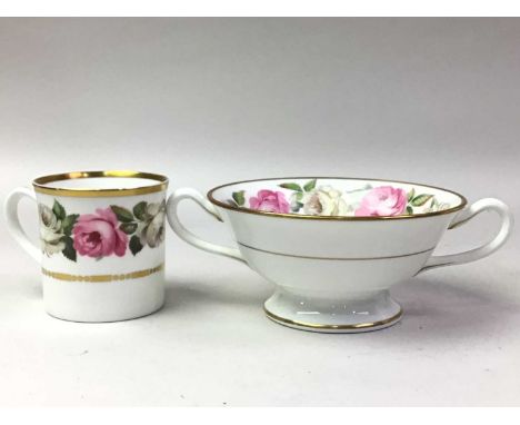 ROYAL WORCESTER PART TEA AND DINNER SERVICE, ROYAL GARDEN PATTERN including plates, bowl, cups and saucers, wth floral and gi