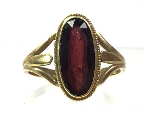 FOUR GEM SET RINGS, including smoky quartz and amethyst, three in nine carat gold, one unmarkedQty: 12.7g gross (4)