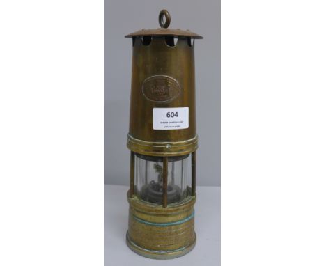 A Prima Birmingham miner's safety lamp 