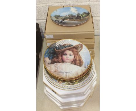 Seven Davenport Pottery 'Sundy Outings' collectors plates, four 'The Impressions of Steam' by Don Breckon plates, other colle