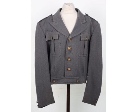 WW2 Free French Air Force Battle Dress Blouse, interesting private purchase battle dress blouse tailored in a horizon blue / 