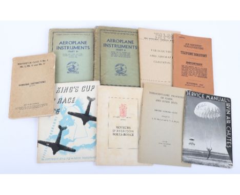 Part 1 &amp; Part 2 Aeroplane Instruments, hardbound copies with dust jackets, good information on aircraft instruments; prin