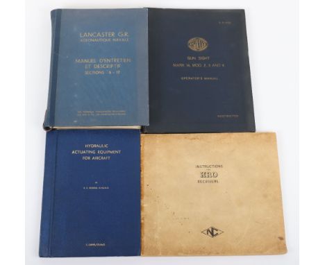Hydraulic Actuating Equipment For Aircraft by R H Bound A.F.R.Ae.S, hardbound printed copy of the 1938 manual; softback Instr