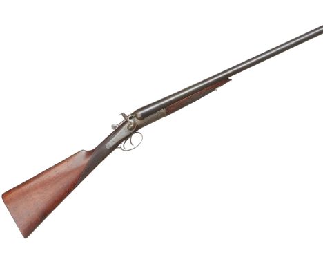 A 12 bore Roper double barrelled hammer shotgun. Serial No.292. Std. Specs. Marginally off the face. Brls.28 ins. Scotarms Lo