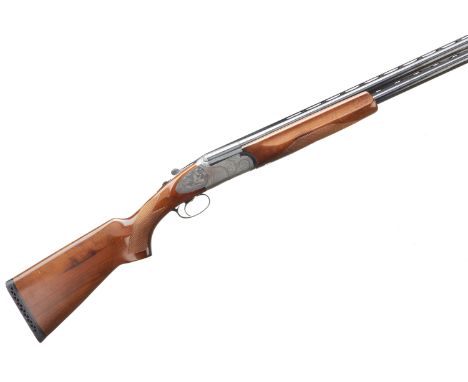 A 12 bore Rizzini over and under sidelock ejector shotgun, extending multichoke without accessories. Serial No.56953. Std. Sp