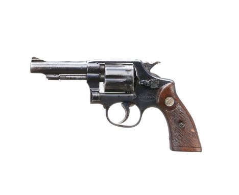 A .22lr Spanish Ruby six shot revolver. Serial No.520069. Std. Specs. Walnut grips. Grade 2. Brl.3 ins. Scotarms Lot No 485  