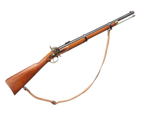 A .577 Cal. Parker Hale Percussion Artillery Carbine. Serial No.2959. Std. Specs. Fitted sling. Near New. Brl.24 ins.  Scotar