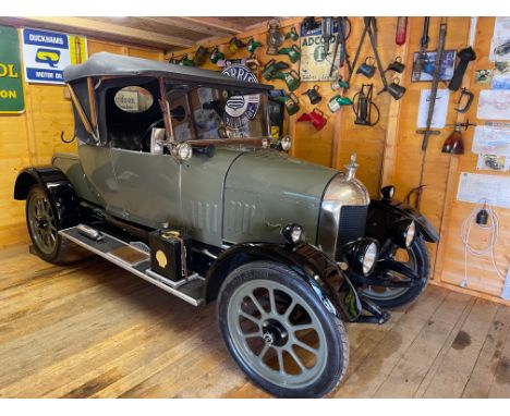 1924 Morris Bullnose 2-seater and dickeyReg. no. RK 1764Chassis no. 53336Engine no. 58172Morris’ famous ‘bullnose’ radiator f