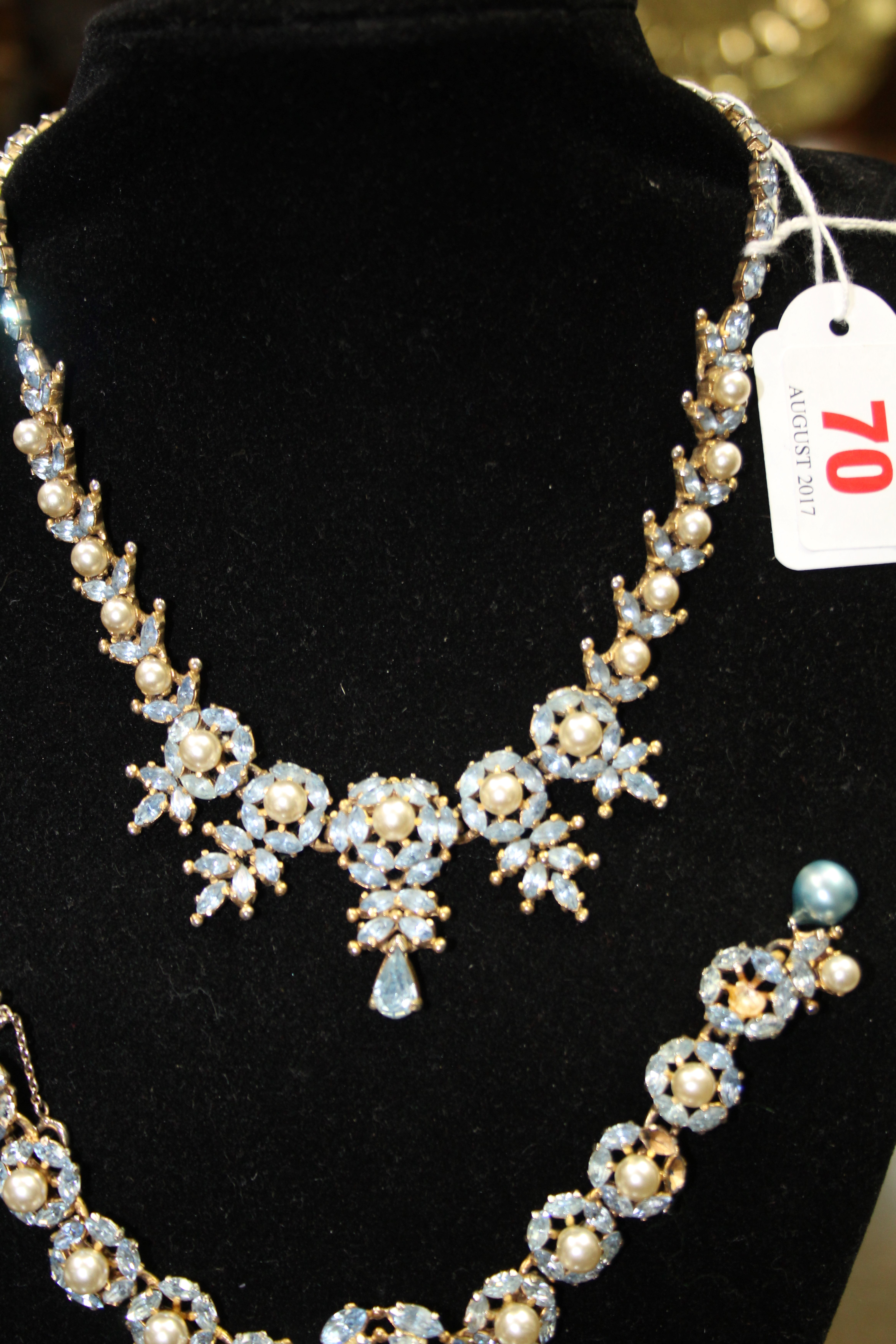 Christian Dior a suite of costume jewellery designed by 'Mitchell Maer