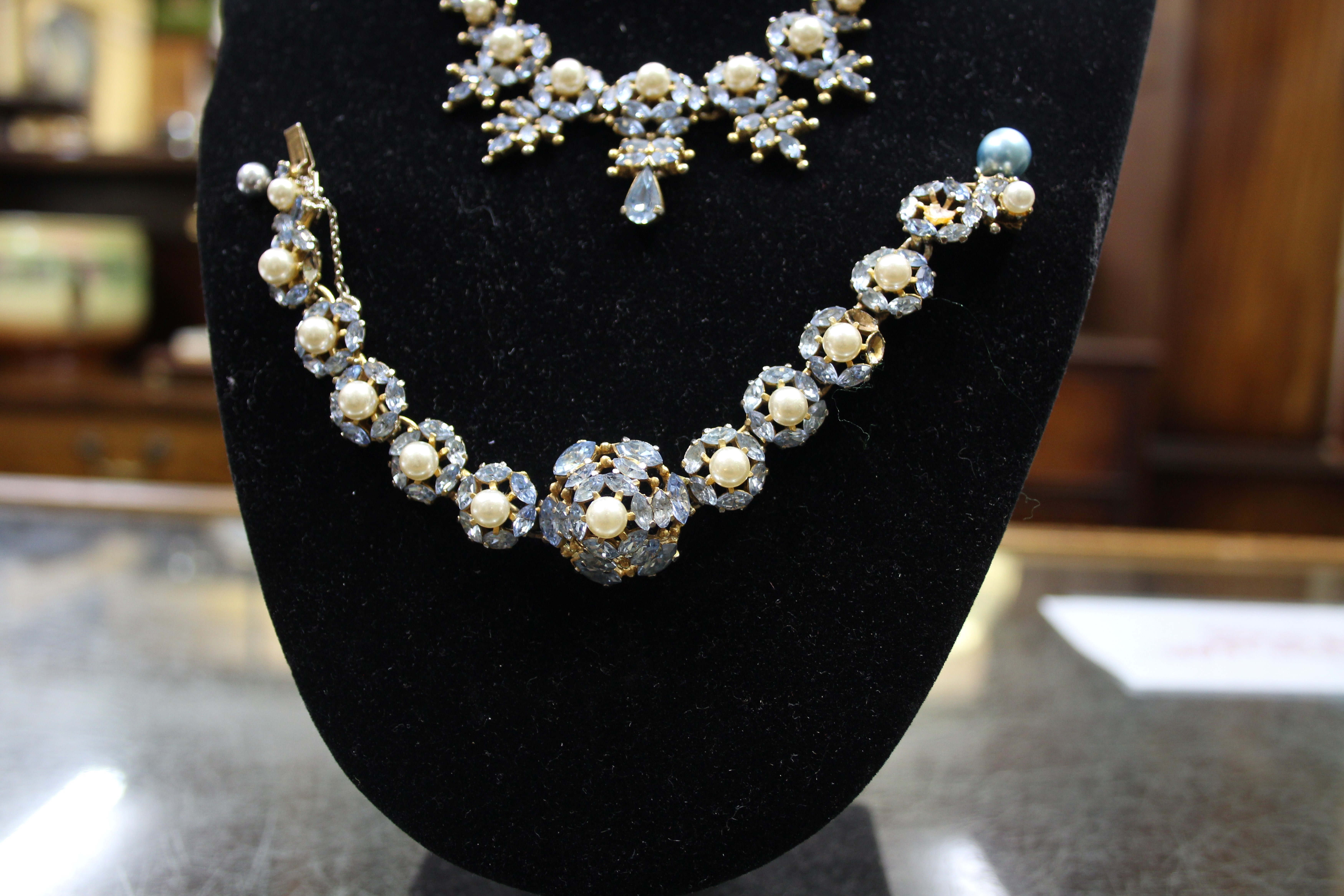 Christian Dior a suite of costume jewellery designed by 'Mitchell Maer