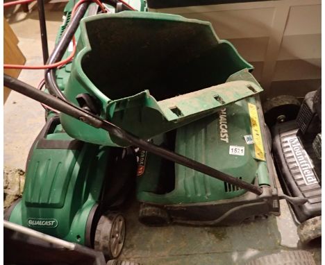 Qualcast Concorde electric lawn mower. All electrical items in this lot have been PAT tested for safety and have passed. This