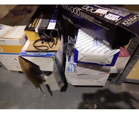 Mixed electrical items including two video phones, HP printer and a speaker. Not available for in-house P&amp;P, contact Paul