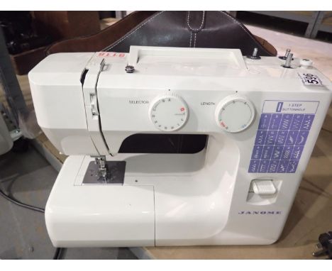 Janome JF10185 electric sewing machine. All electrical items in this lot have been PAT tested for safety and have passed. Thi