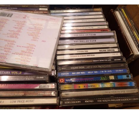 Box of mixed CDs to include Celine Dion. Not available for in-house P&amp;P, contact Paul O'Hea at Mailboxes on 01925 659133 