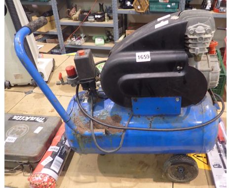 Tiger 8/35 Turbo air compressor. All electrical items in this lot have been PAT tested for safety and have passed. This does 