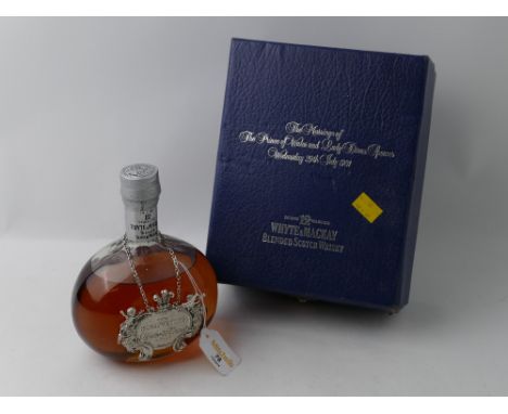 Whyte & Mackay Blended Scotch Whisky commemorating Charles & Diana's wedding, boxed 