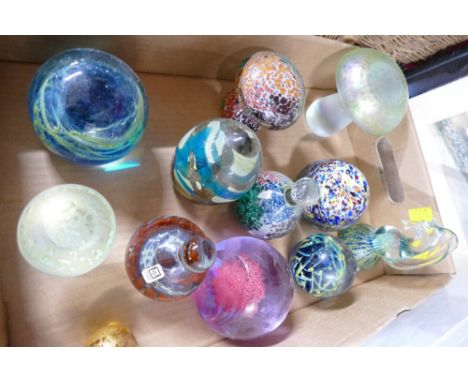 Paperweights, Mdina, Glasform and Caithness 