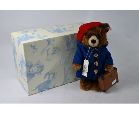 A Steiff mohair 'Paddington', 28 cm, Ltd ed no 940/2000, mint boxed with original packaging and certificate