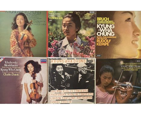 CLASSICAL LPs - KYUNG-WHA CHUNG. Great pack of 6 x LPs, all released on Decca records. Titles / Catalogue Numbers include Par