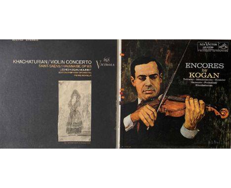 LEONID KOGAN - US PRESSING RARITIES. Delightful bundle of 2 x scarce original US recordings from Leonid Kogan. Works are Enco