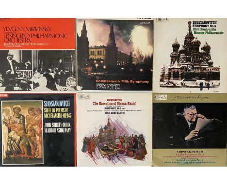SHOSTAKOVITCH - LP &amp; BOX SET COLLECTION. A wonderful collection of 17 x LPs / Box Sets on labels to include Decca, HMV an
