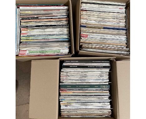 CLASSICAL LP COLLECTION. 3 boxes containing an excellent mix of around 240 x Classical LPs and Box Sets on labels such as HMV