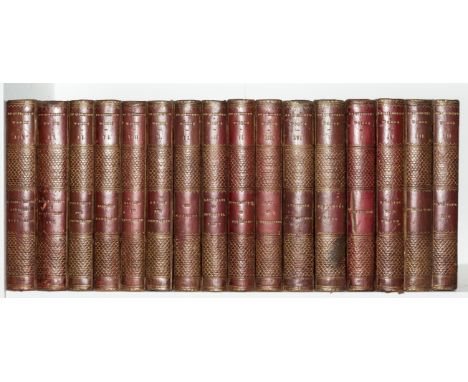 De Quincey (Thomas) [The Works], 16 vol. including supplement, second edition, several with portrait frontispieces, contempor