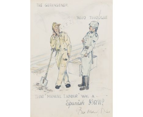 South Wales Borderers.- Walters (Sgt. George H.) and others. Album of original drawings and manuscript poems by prisoners of 