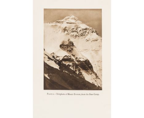 NO RESERVE Mountaineering.- Ruttledge (Hugh) Everest 1933, first edition, George Lowe's copy, with his bookplate, frontispiec