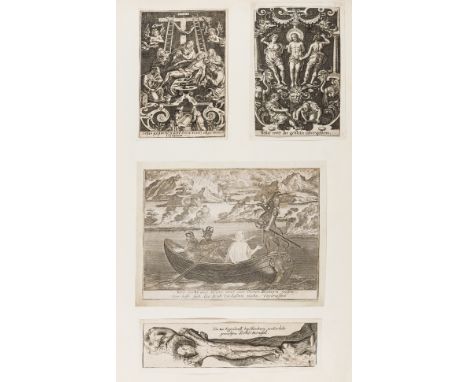 NO RESERVE Scrap Album.- Comprising c.400 old master prints, cuttings and book illustrations, including numerous individual s