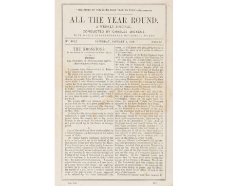 NO RESERVE Collins (Wilkie).- Dickens (Charles, editor) All the year round. A weekly journal, Numbers 454-488 in Parts 105-11