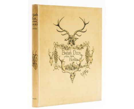 Big Game.- Millais (John Guille) British Deer and their Horns, first edition, frontispiece, 10 plates, illustrations, many fu