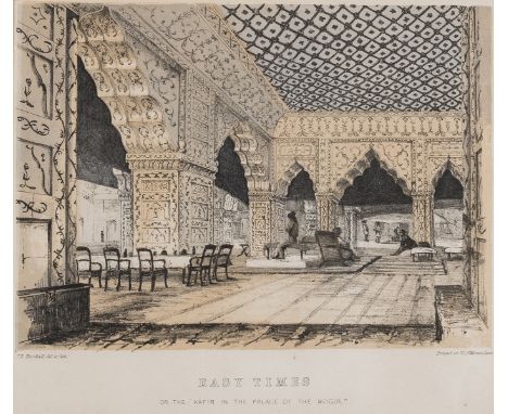 India.- Turnbull (Major John) Easy Times, or the "Kafir in the Palace of the Mogul", from Turnbull's 'Sketches of Delhi taken