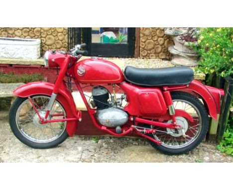 A circa 1956 Panther 10/3 restoration project, red. This Panther is described by the vendor as a good project for someone. Th
