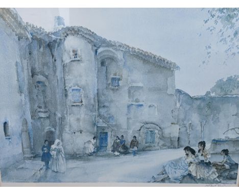 A William Russell Flint print entitled 'Three Groups' signed to the lower right margin 59cm x 45cm framed Location: 