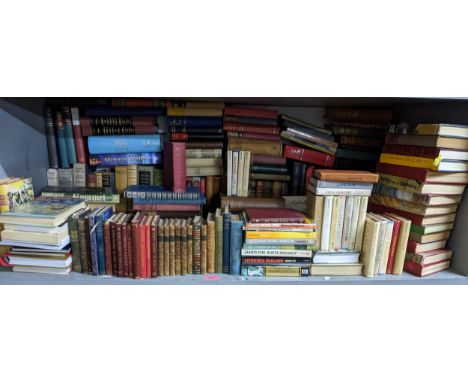 A general collection of books to include novels by Nevil Shute to include first editions, Observer books, leather bound books