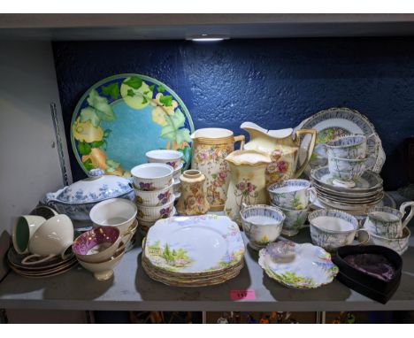 A selection of early 20th century and later ceramics to include a Royal Albert Silver Birch pattern part tea set, and a set o