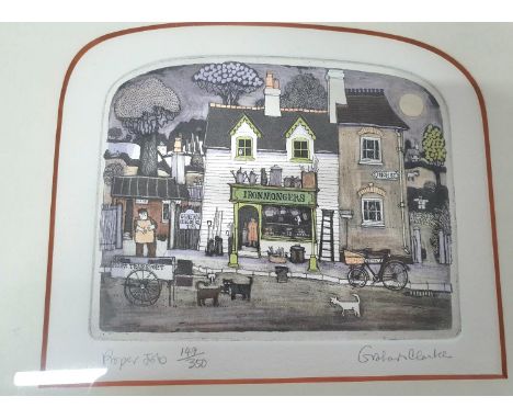 Graham CLARKE (born 1941) pencil signed, limited edition (149/350)  "Proper Job", framed 