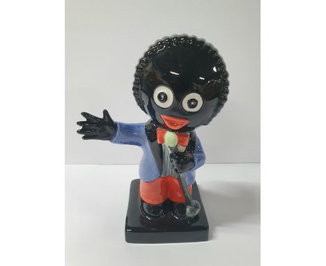 Carlton Ware limited edition 245/750 Golly - The SINGER, 20cm tall These items are listed on the basis they are illustrative 