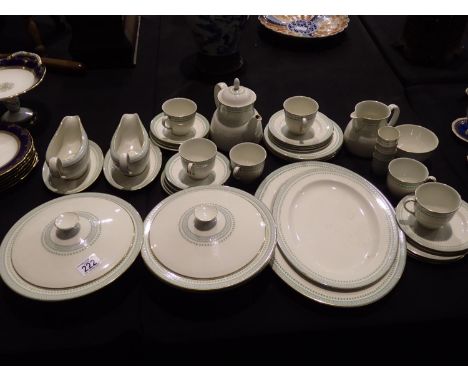 Royal Doulton tea and dinner service in the Berkshire pattern of forty pieces. Not available for in-house P&amp;P 