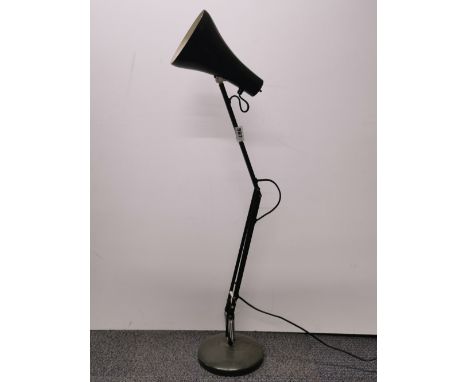 An angle poise desk lamp.