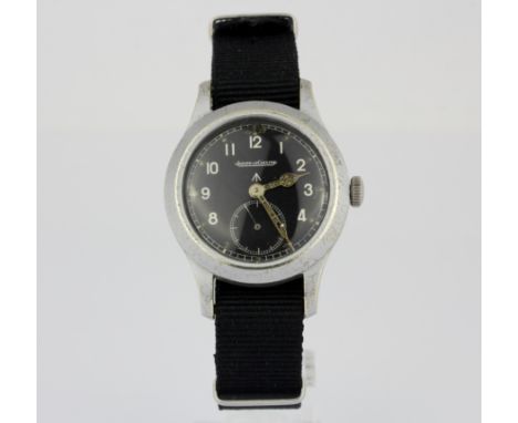 A rare Jaeger-LeCoultre WWW "Dirty Dozen" British Army wristwatch, C. 1944. Understood to be in working order, recently servi