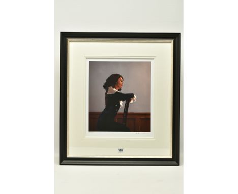 JACK VETTRIANO (SCOTLAND 1951)  'AFTERNOON REVERIE', a signed limited edition print on paper, depicting a profile portrait  o