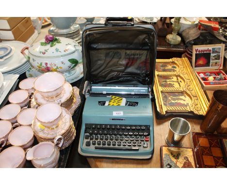 An Olivette typewriter